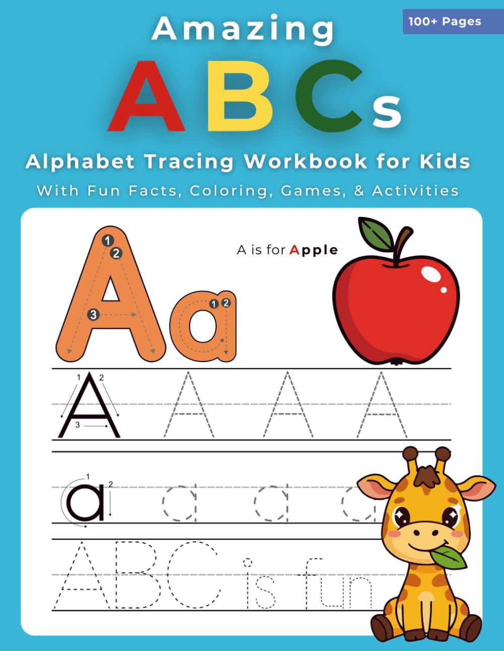 Amazing ABCs: Alphabet Tracing Workbook for Kids: Learn to Write Letters A–Z, Uppercase & Lowercase, Phonics, Matching Games & Simple Sentences