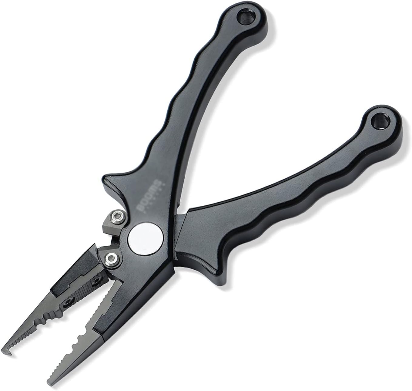 Fishing Pliers Quick Shorter Fishing Pliers Salt Water Hook Remover Braiding Line Cutting and Split Ring Tool with Lanyard and Case Hook Remover