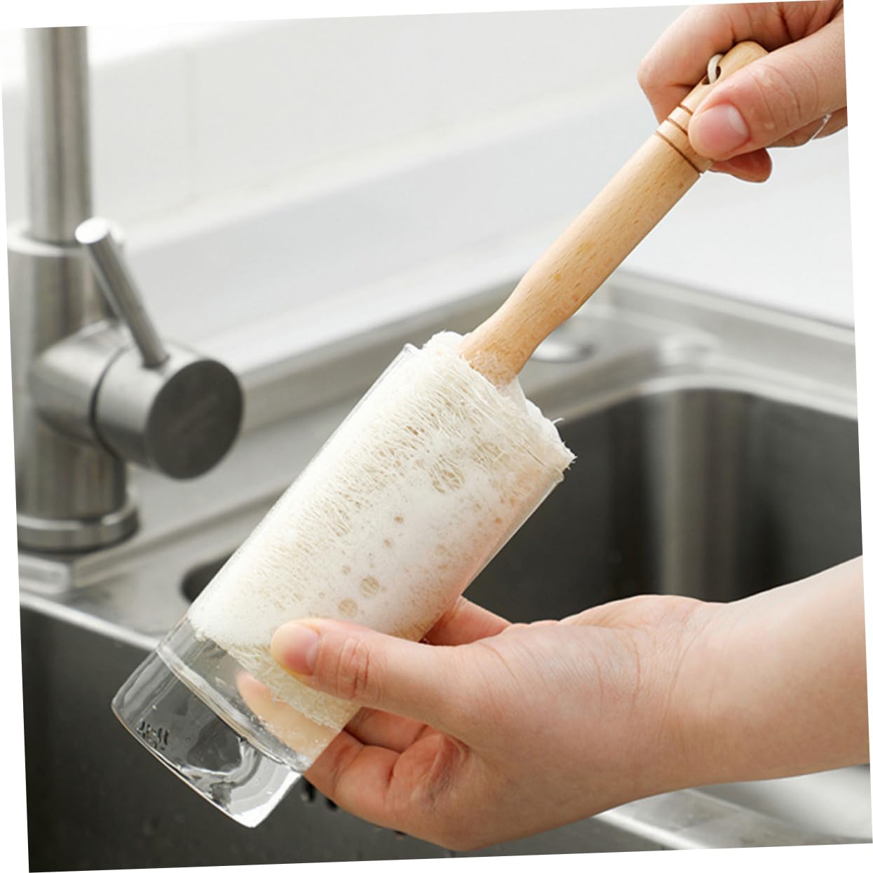 Ciieeo Lot De 5 Brosses À Bouteille Réutilisables Brosses À Vaisselle À Tasse Avec Matériau Doux Pour Un Nettoyage Facile De 3 Pièces X 5