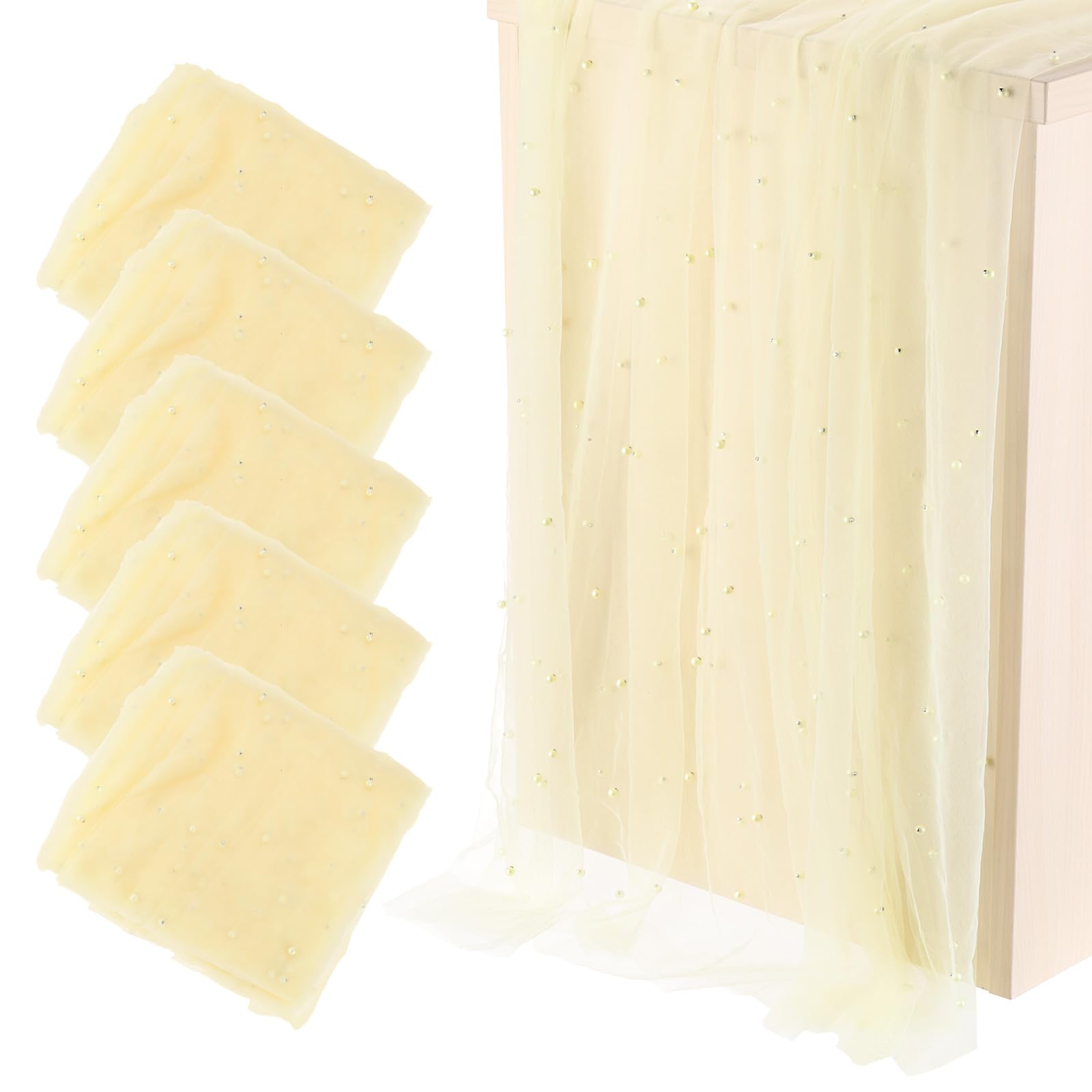 Nappe décoration arche dessert anniversaire PATIKIL 5Pcs