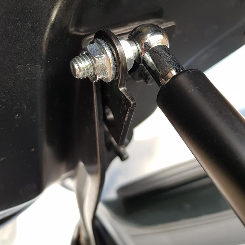 per Qashqai J11 2015-2020 Ammortizzatori cofano motore Nero 2 Pezzi