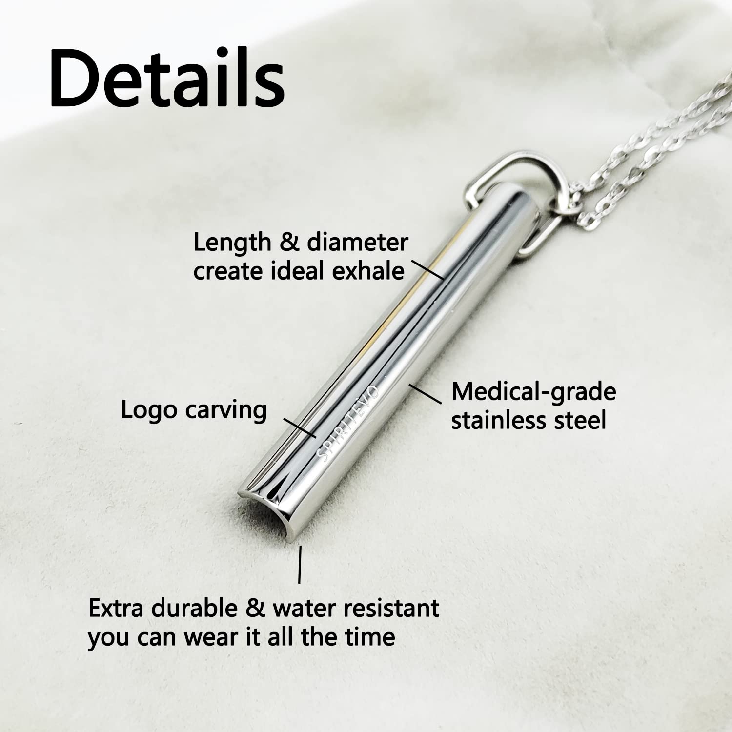 cigarette whistle SpiritEvo Anxiety Breathing Necklace & Whistle with Two Strong Chains and  Velvet Bag for Stress Relief, Meditation Gifts, Calming Down Tool, Relax,  Quit Smoking Fake Vape, Silver : Amazon.ae: Toys
