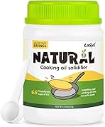 LaSyL Natural Cooking Oil Solidifier Powder, Harden Up to 4.5 Gallon of Fry Oil Away from Mess, 100% Plant-Based Oil Hardener for Disposal, Value Pack 24 Oz