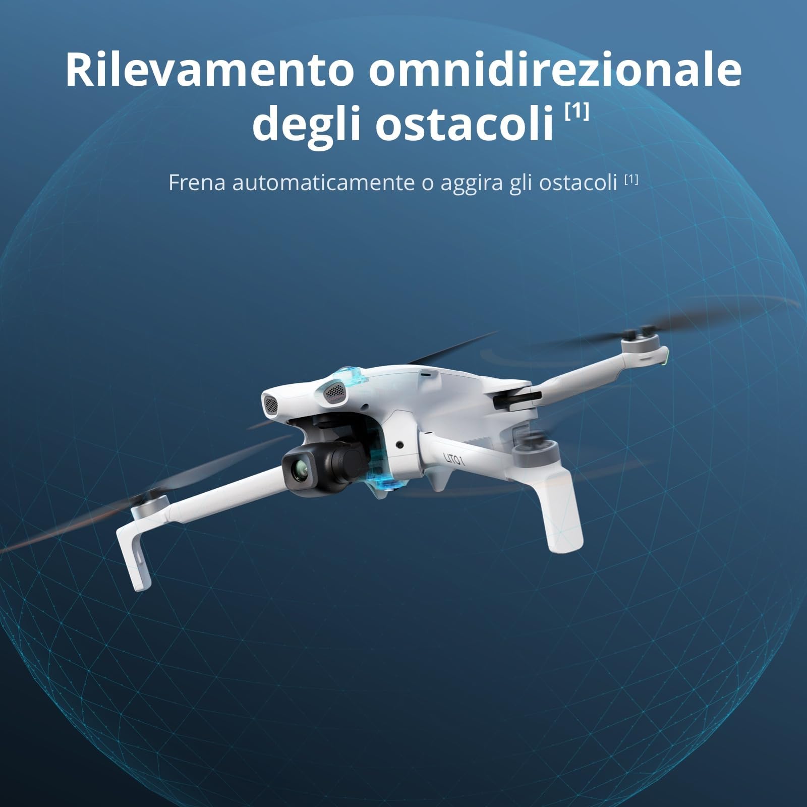DJI Lito 1 Combo 2 Batterie Bundle, drone con fotocamera 4K, rilevamento degli ostacoli, ActiveTrack, video 4K e immagini 8K, trasmissione video 15 km, C0 (Lito 1 Combo)