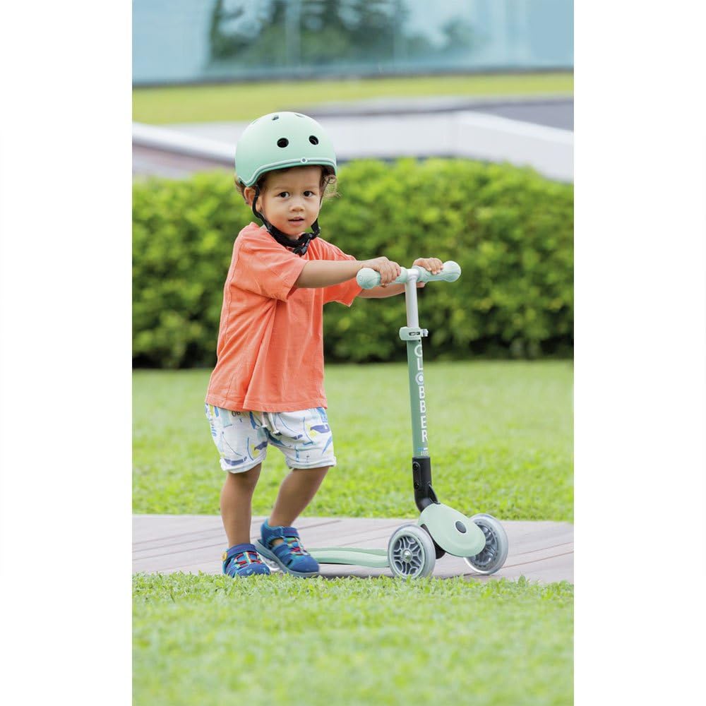 Globber - Trottinette 3 Roues Junior Foldable Lights ECOLOGIC