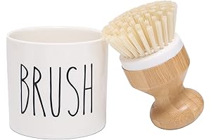 Libman Dish Wand: Bamboo Dish Brush with Holder