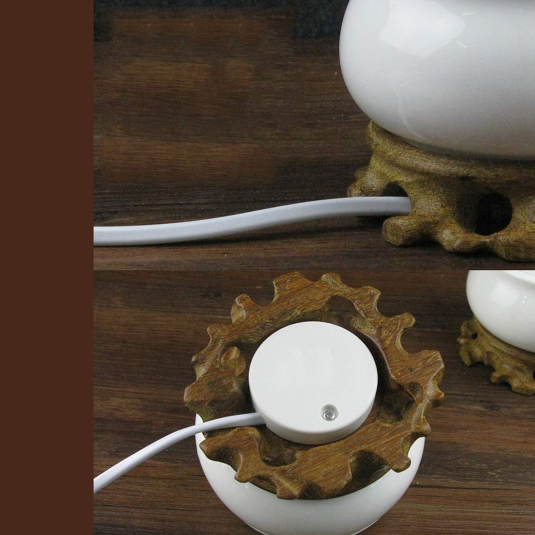 ZYFA Diffusore di Oli Essenziali, Aromi Aromaterapia per Ambienti Casa Ufficio per bruciatore di Olio Essenziale per Meditazione Yoga termale