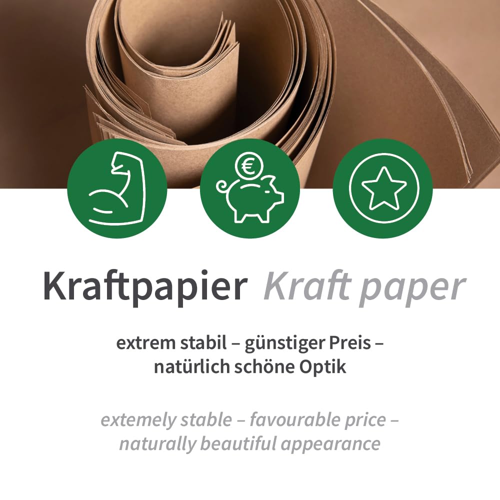 FRANZ MENSCH 300 Stück NATUREStar Bio Sandwich-Boxen Club | Kraftpapier/PLA, Karton, B: 9,1cm, braun, L: 17,7cm, H: 8,5cm, Kraftpapierbox, Snackbox, Einmalbehälter
