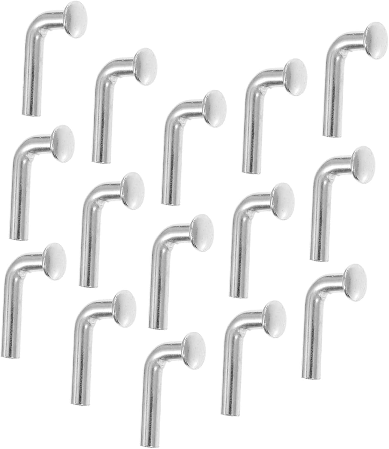 OUNONA 50pcs Heavy Duty Galvanized Pallet Rack Safety Pins 6mm J Bolt Locking Pins for Warehouse Shelving Storage Rack Accessories