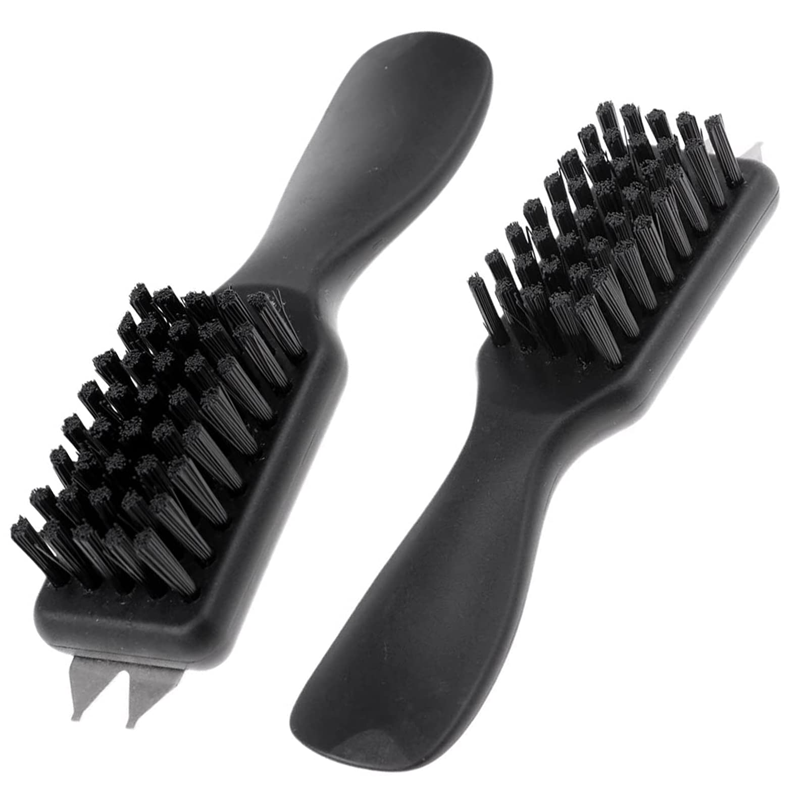 YikkoYikko 2pcs Durable Golf Shoes Brush Dirt Mud Remover, Nylon Cleaning Bristles with Shoehorn Handle and Spike Wrench