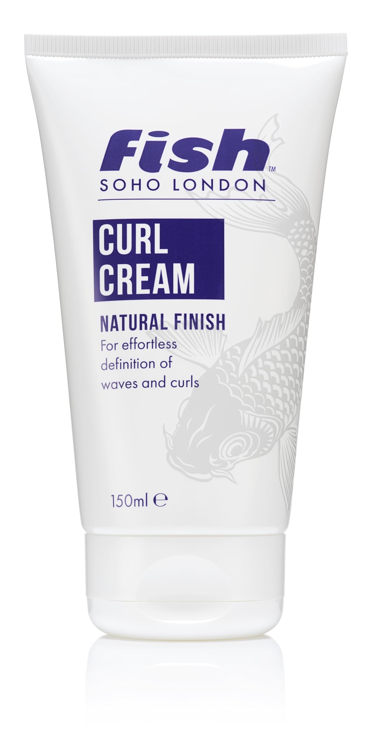 Fish Curl Cream 150ml – Define & Hydrate Curls with Lightweight Hold & Frizz Control – Moisturising Formula for Soft, Natural-Looking Waves