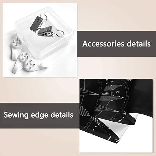 Miniatura 5 de Rqwaaed Tapiz Wicca Wicca de 60 x 40 pulgadas, diseño de luna pagana, para colgar en la pared, para dormitorio, fiesta, decoración del hogar