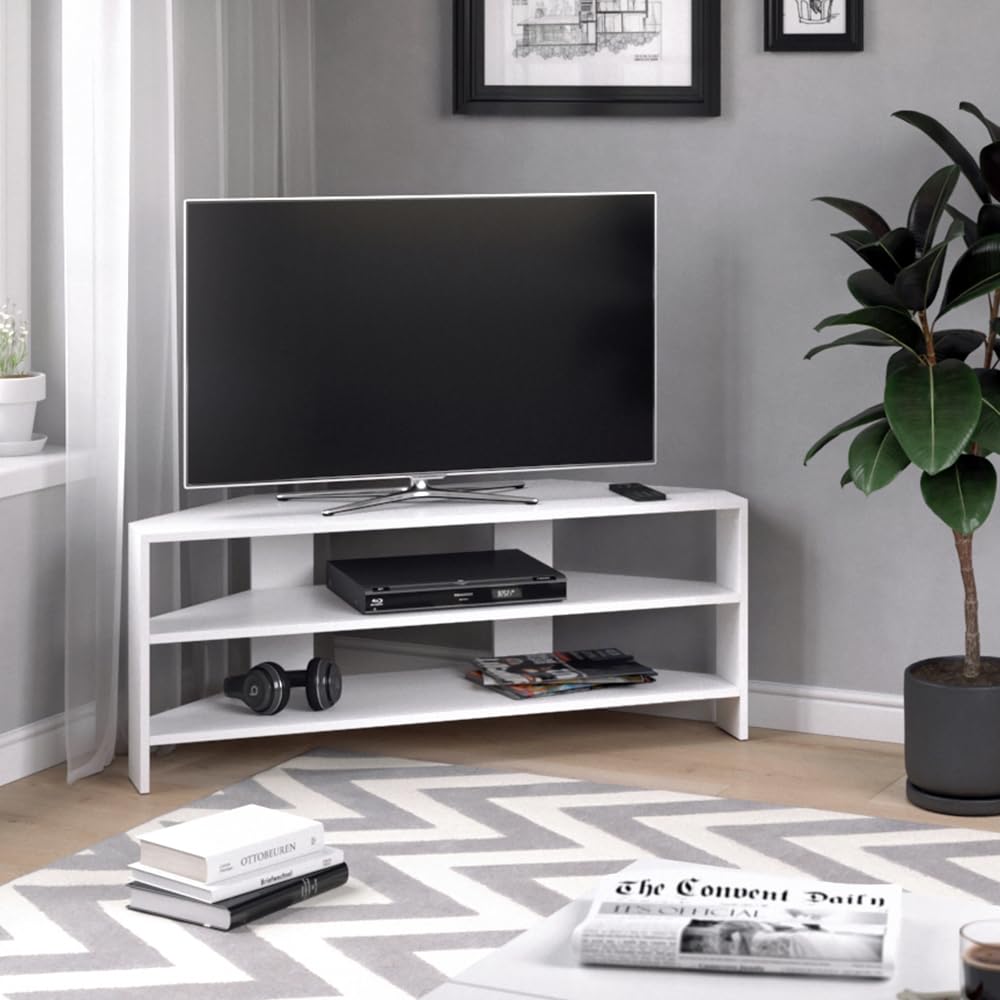 Vicco Mobile tv, Bianco, 114 x 45 cm | adatto per televisori fino a 55 pollici
