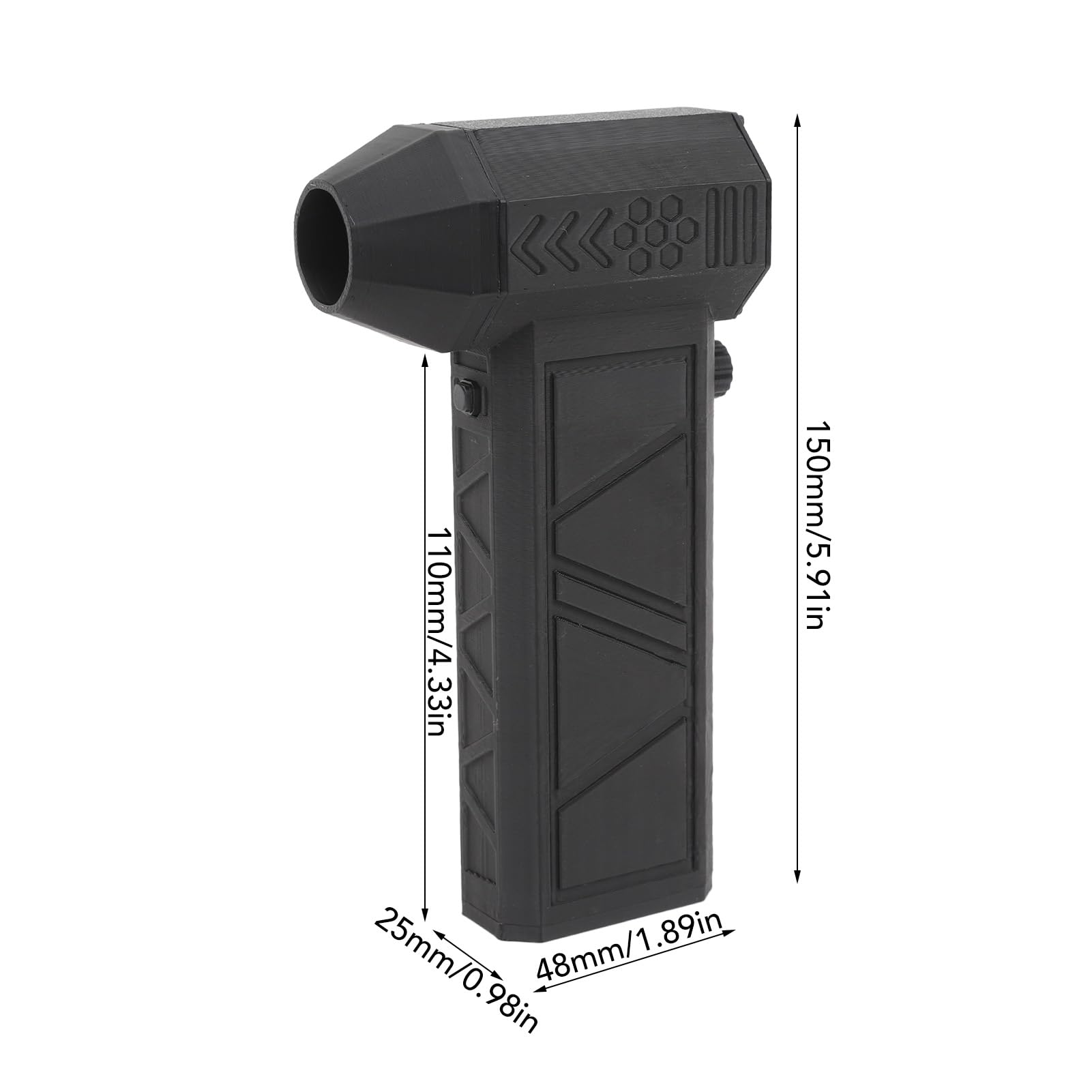 Lybunair 130000RPM Electric Air Duster, 13 Blade Brushless Motor Design, Portable Handheld Blower for Car Detailing, Home Cleaning, and Outdoor Use