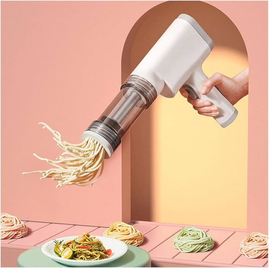 Amazon | ハンドヘルドパスタマシン製麺機 手動ソーセージ機 電気麺