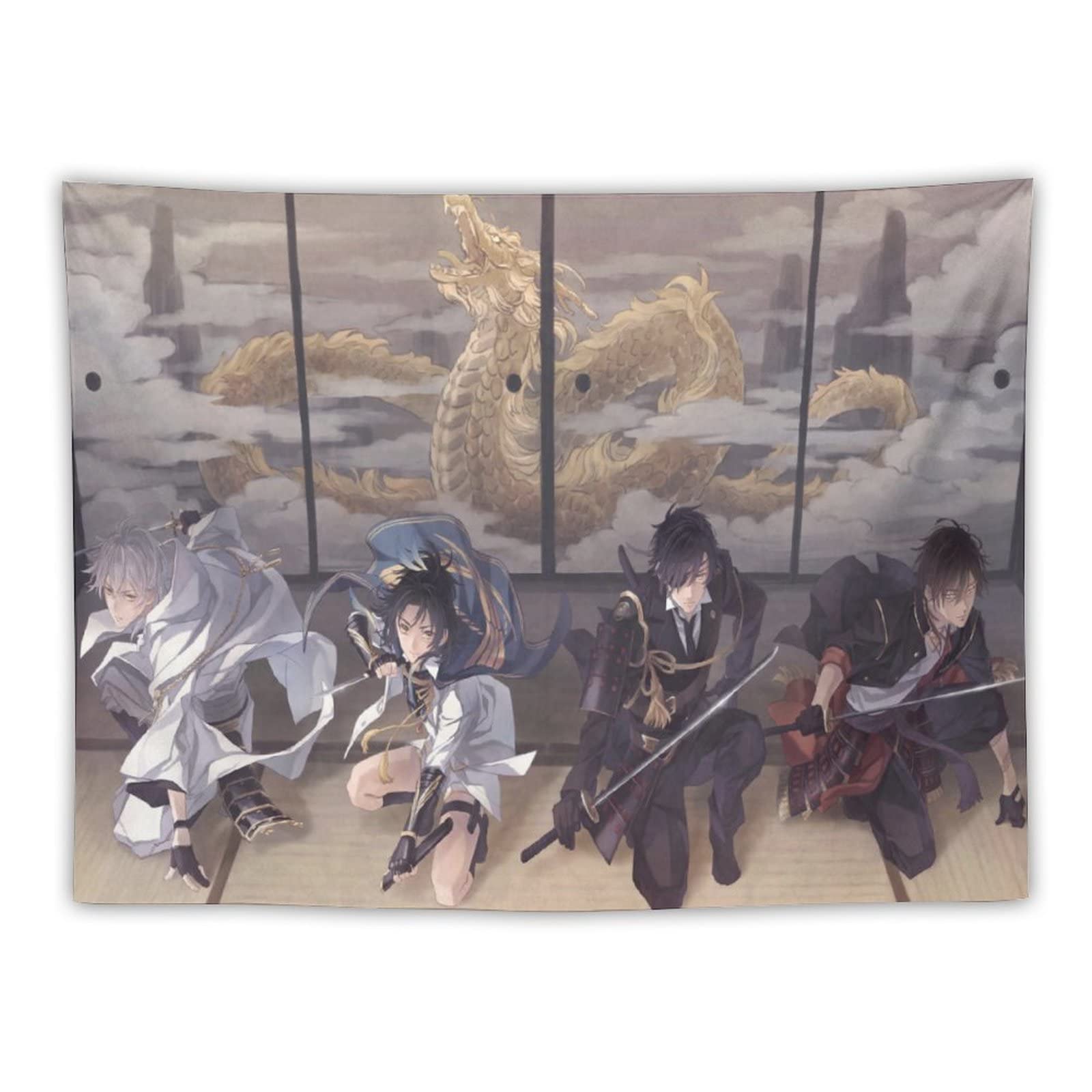 Amazon.co.jp: タペストリー 萌え アニメ柄 刀剣乱舞 伊達組 大倶利