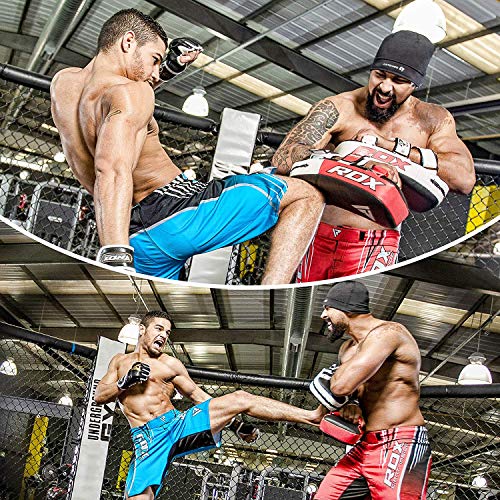 RDX Muay Thai Pad for Training, Curved Kickboxing Kicking Strike Shield, Coaching Kick Boxing, MMA, Martial Arts, Karate, Taekwondo, Punching, Foot, Knee and Elbow Target (One Pad Only) - Thumbnail 5