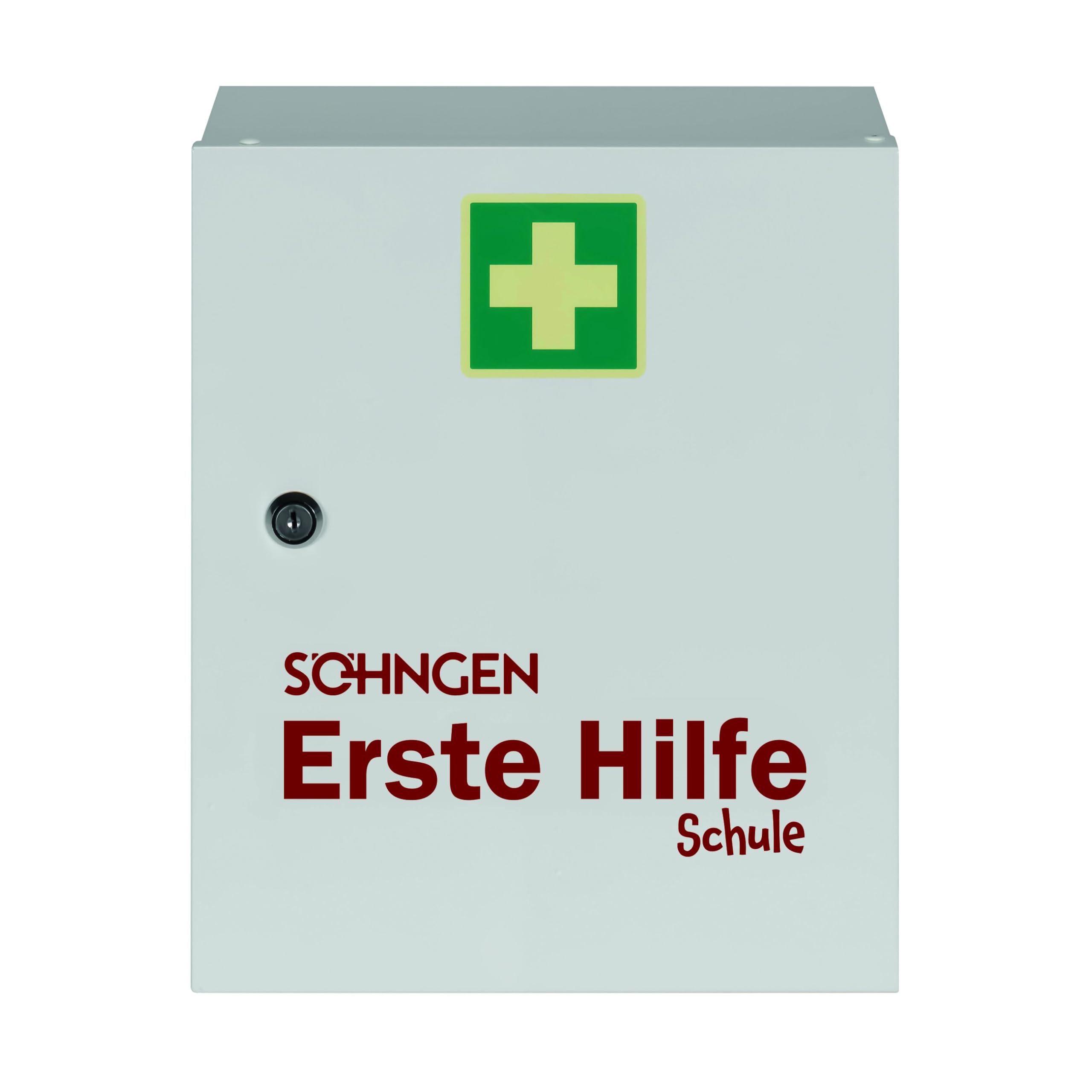 Söhngen Erste-Hilfe-Verbandschrank SCHULE (Erste-Hilfe-Set mit Verbandsmaterial für Kinder ab 6 Jahren) 0550001
