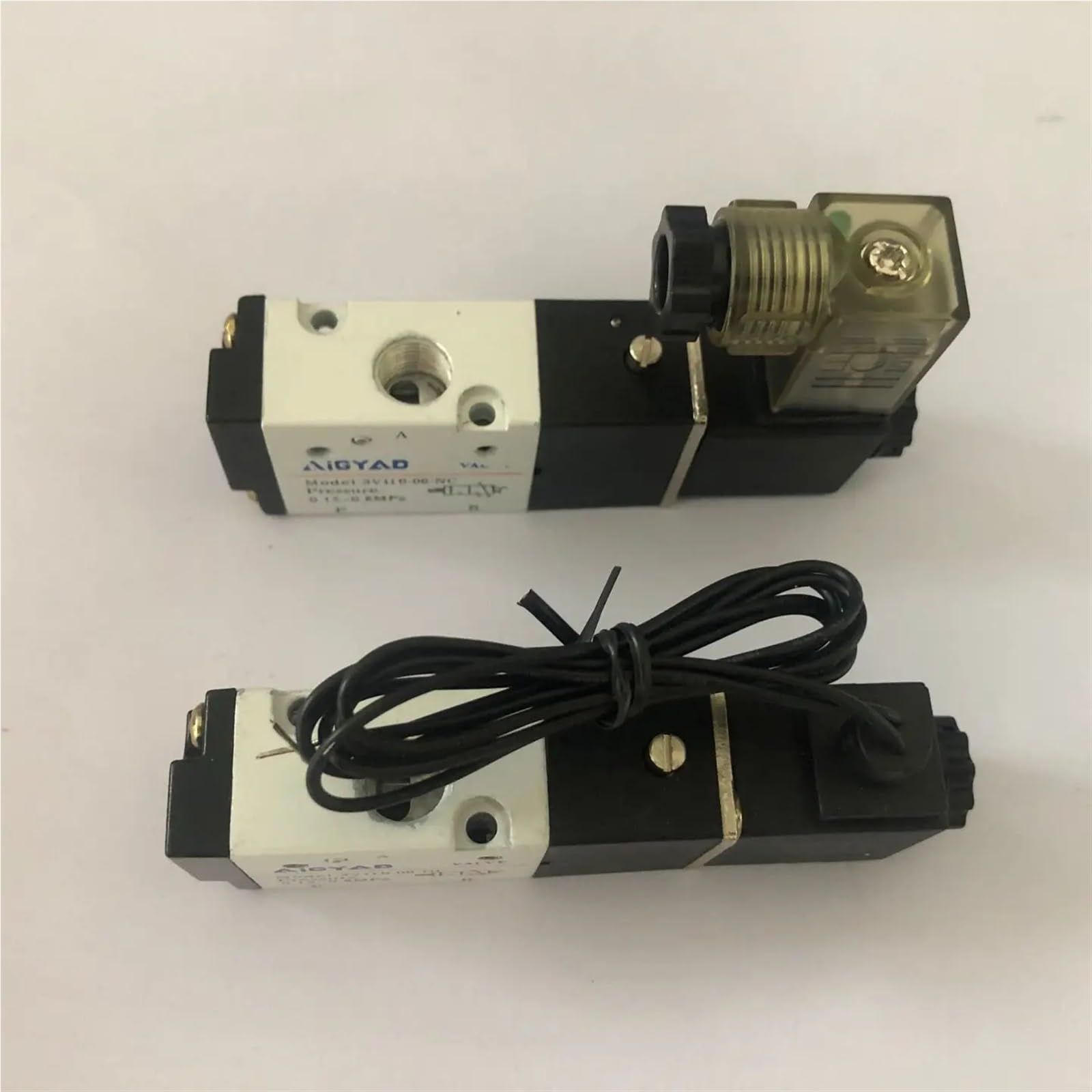 3V110-06 Elettrovalvola a 3 vie aria pneumatica controllo elettrico gas magnetico 1 pezzo (raccordo 6 mm, AC220V)