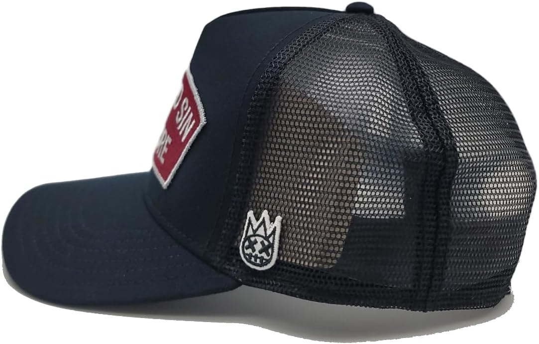 Cult of Individuality New Repent and Sin Some More Mesh Trucker Black Red Era Snapback Hat - Image 5