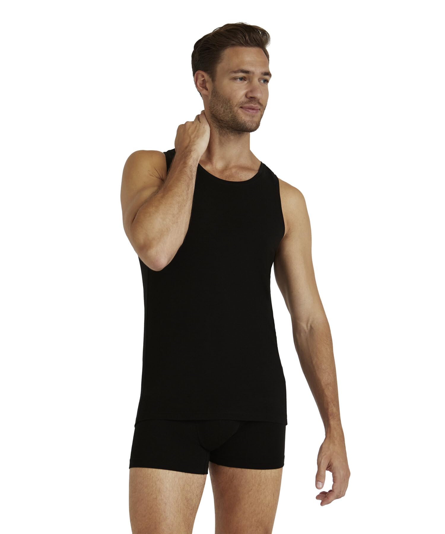 FALKE Herren Daily ClimaWool Singlet Unterwäsche Unterhemd Muscle-Shirt bequem weich flache Nähte körpernah nachhaltig feuchtigkeitsregulierend schnelltrocknend atmungsaktive Wolle Lyocell 1 Stück