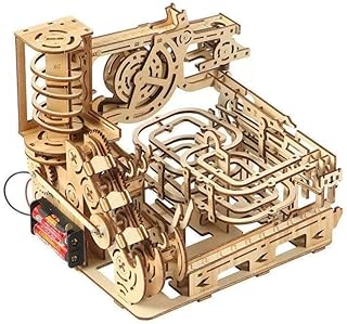 2025 Model 3D Wooden Puzzle for Adults and Teens,3D Wooden Puzzle Marble Slide Model Production,Educational Jigsaw Puzzles Building Toys,Adults DIY Roller Coaster Toys Gifts for Boys/Girls