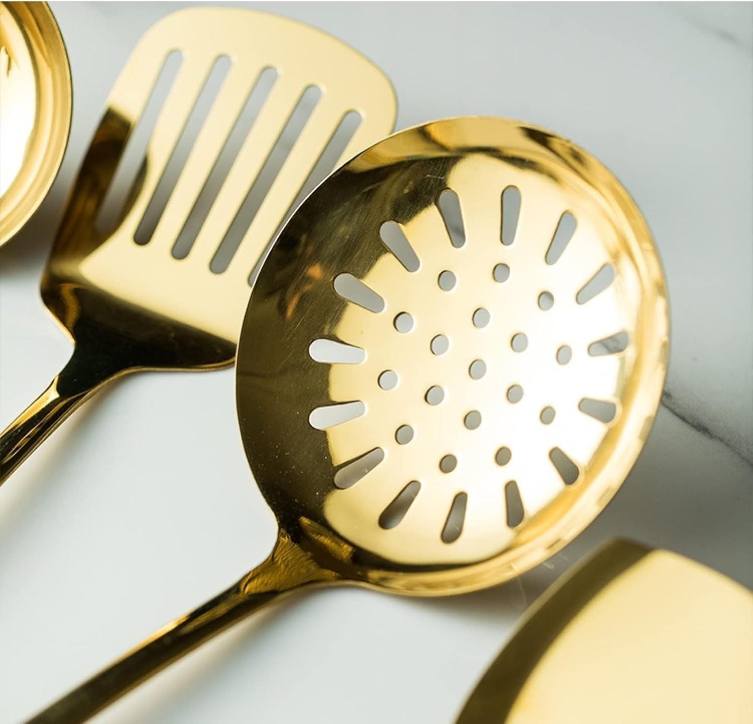 Set di Utensili da Cucina, Set di Utensili da Cucina 7 Pezzi di Pentole Utensili da Cucina in Acciaio Inossidabile Utensili da Cucina