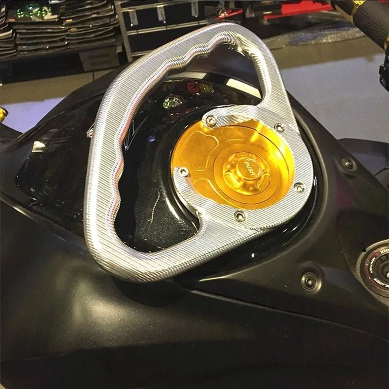 para Suzuki SV650 SV650S SV 650 S | Empuñaduras de pasajero para motocicleta CNC, empuñadura de mano, barra de agarre para tanque, manijas, brazos(Gold)