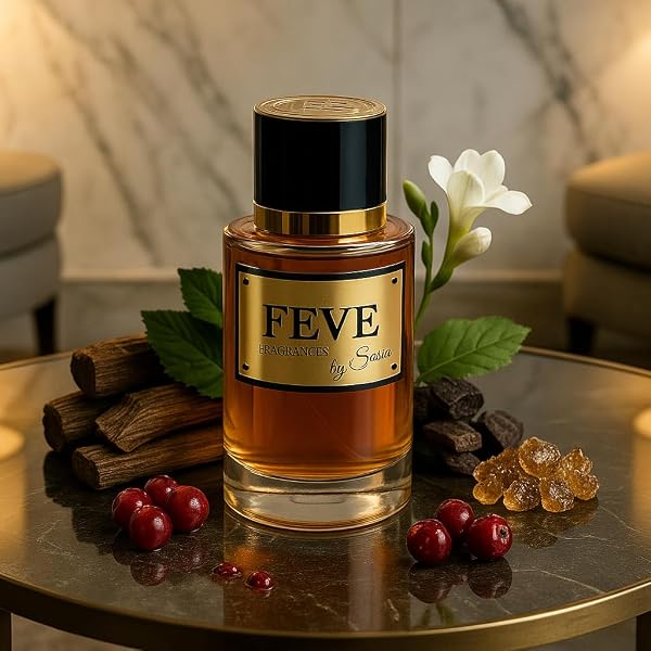 Parfum FEVE - FRAGRANCES BY SASSO - Coffret Luxe - Extrait De Parfum 50ml + Musc 3ml + 5 Échantillons OFFERT - Coffret Cadeau Homme Et Femme - Collection Privee - 2