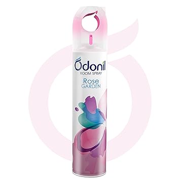 Odonil Room Air Freshner Spray, Rose Garden - 220 ml | Nature inspired fragrance for Home & Office | Long Lasting Fragrance - image, photos