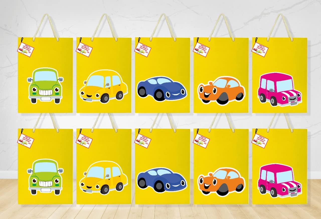 Untumble Car Theme Return Gift Bags (Pack of 10) (B0BSLNW6HZ) Amazon Price History, Amazon Price Tracker
