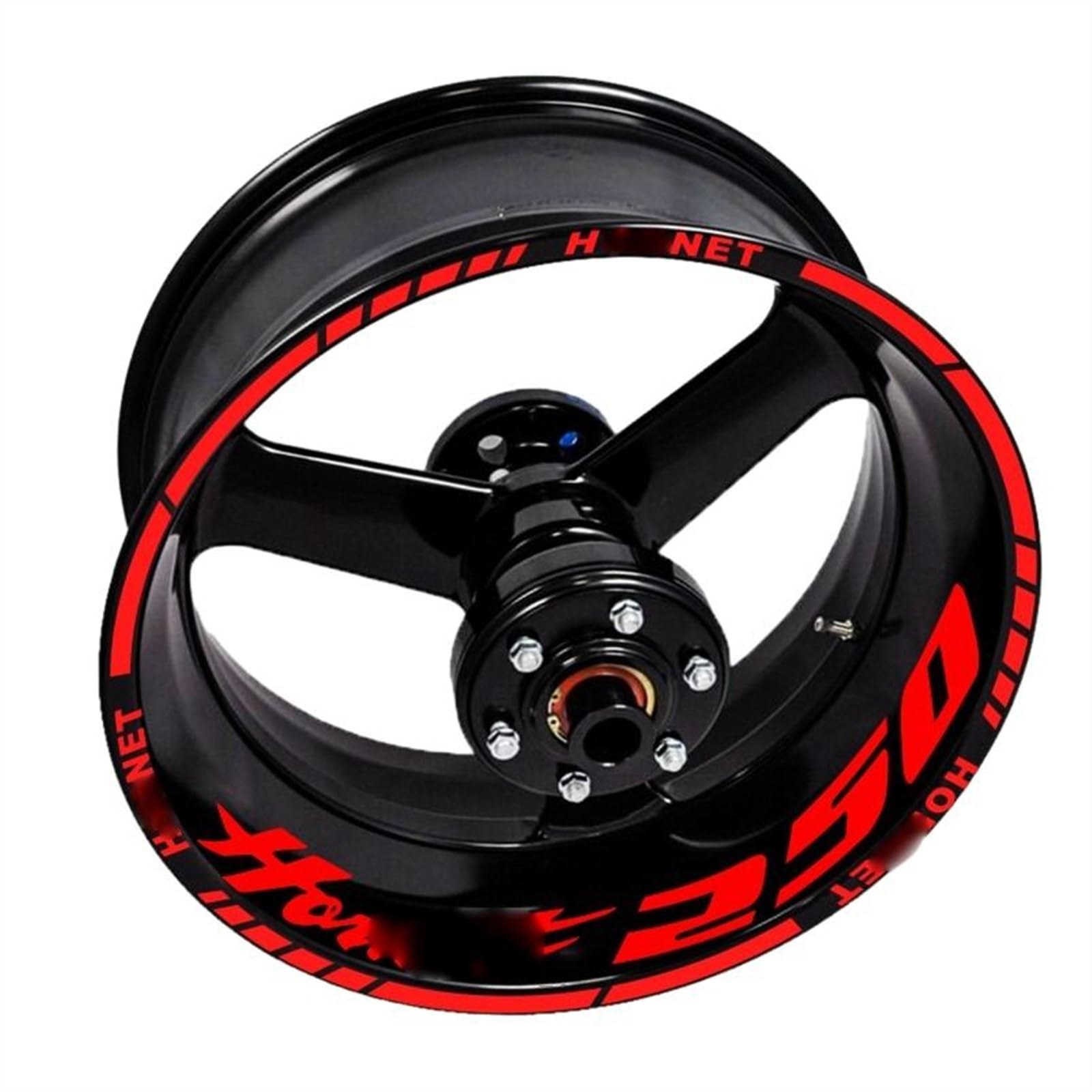 Applique Motorcycle Wheel Stickers for H&ornet for 600 900 250 Rim Decals(A3)