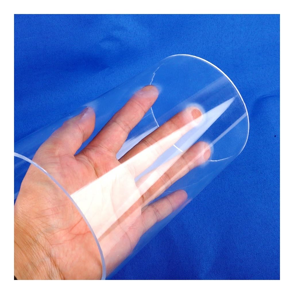 1 tubo acrílico transparente for decoración del hogar, antiestrés(Od140mm,Length 30cm)