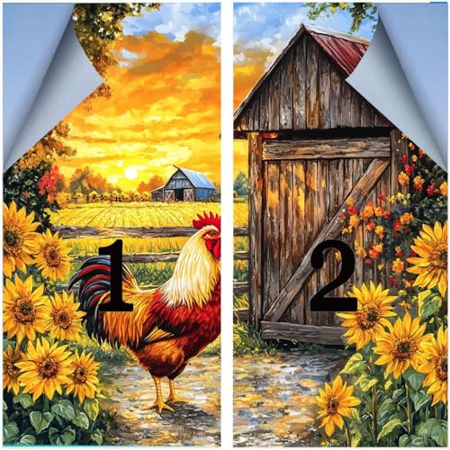 Vinilo adhesivo decorativo para ventana 2 piezas miniatura 3