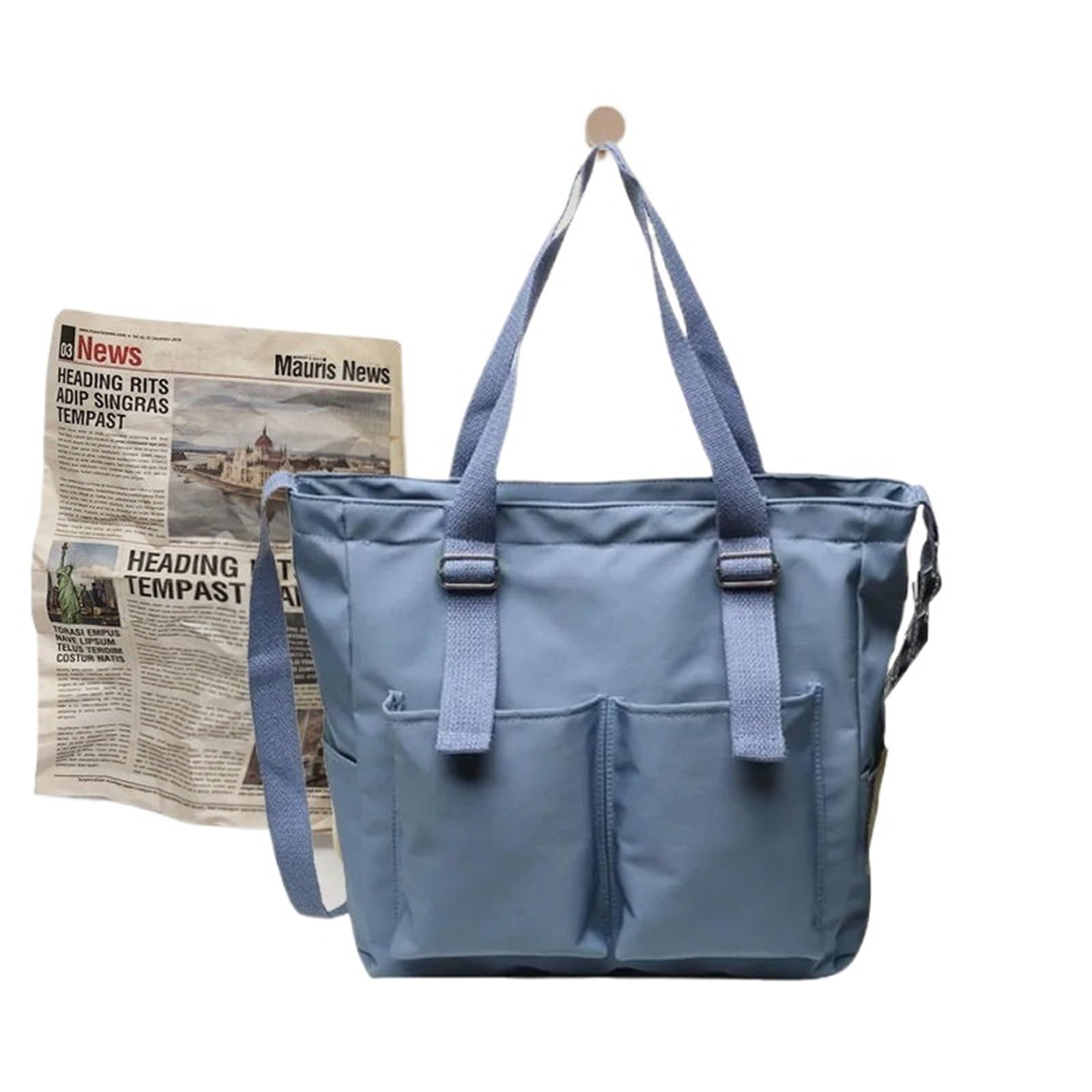 Borsa Tela Borsa in tela di grande capacità, adatta for il trasporto a spalla o a mano singola. Ideale for gli spostamenti quotidiani