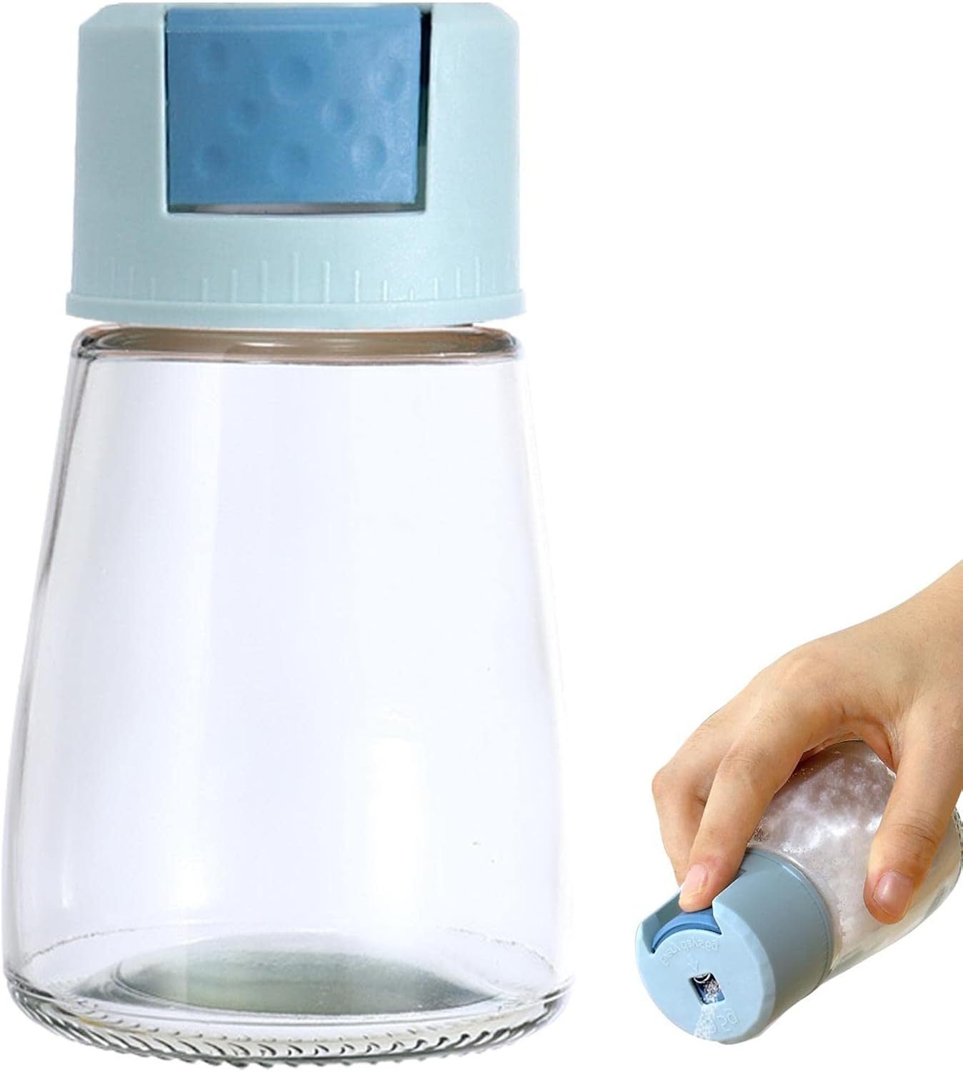 Amazon｜ソルトコントロールボトル 0.5 グラムの塩ディスペンサー,砂糖、種子、塩、コショウ、スパイス用の詰め替え可能な正確な計量