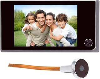 comprar comparacion Timbre digital con pantalla LCD de 3,5 pulgadas y mirilla de 120 grados para puerta, con cámara infrarroja a color; funcio...