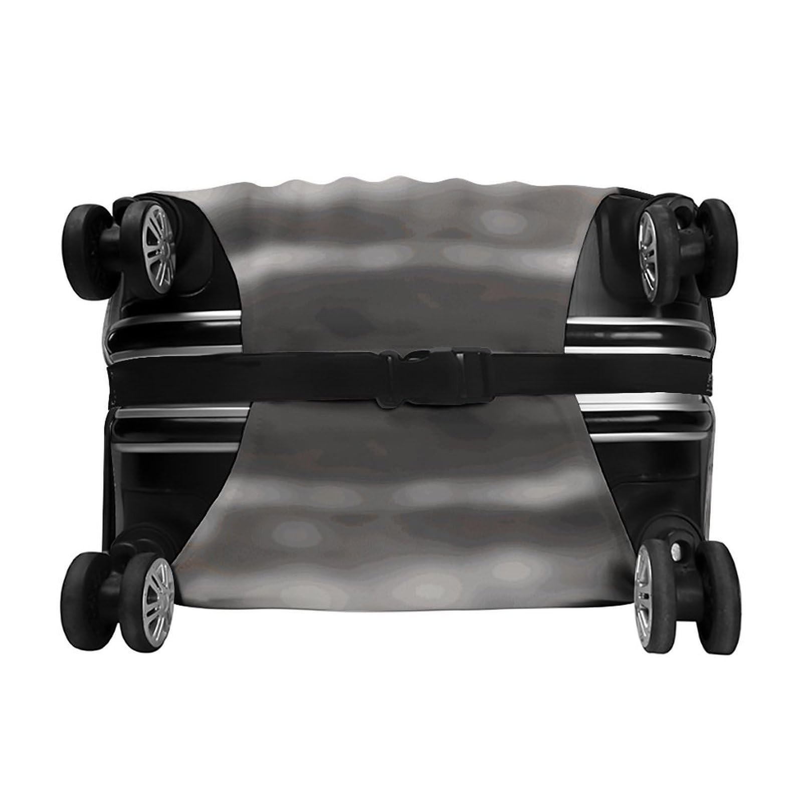 Copertura per bagagli con cavalli bianchi e neri, semplice e generosa, copertura antipolvere lavabile, resistente ai graffi, per valigie da 48-81 cm, Stile:, XL, Custodia per bagagli