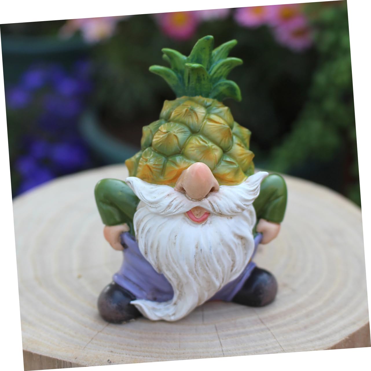 Supvox 4stücke Resin Garten Gnom Figurine Lustige GNOME Deko Für Garten Und Balkon Wetterfeste Harzfigur Für Outdoor Geschenkidee Für Gartenliebhaber