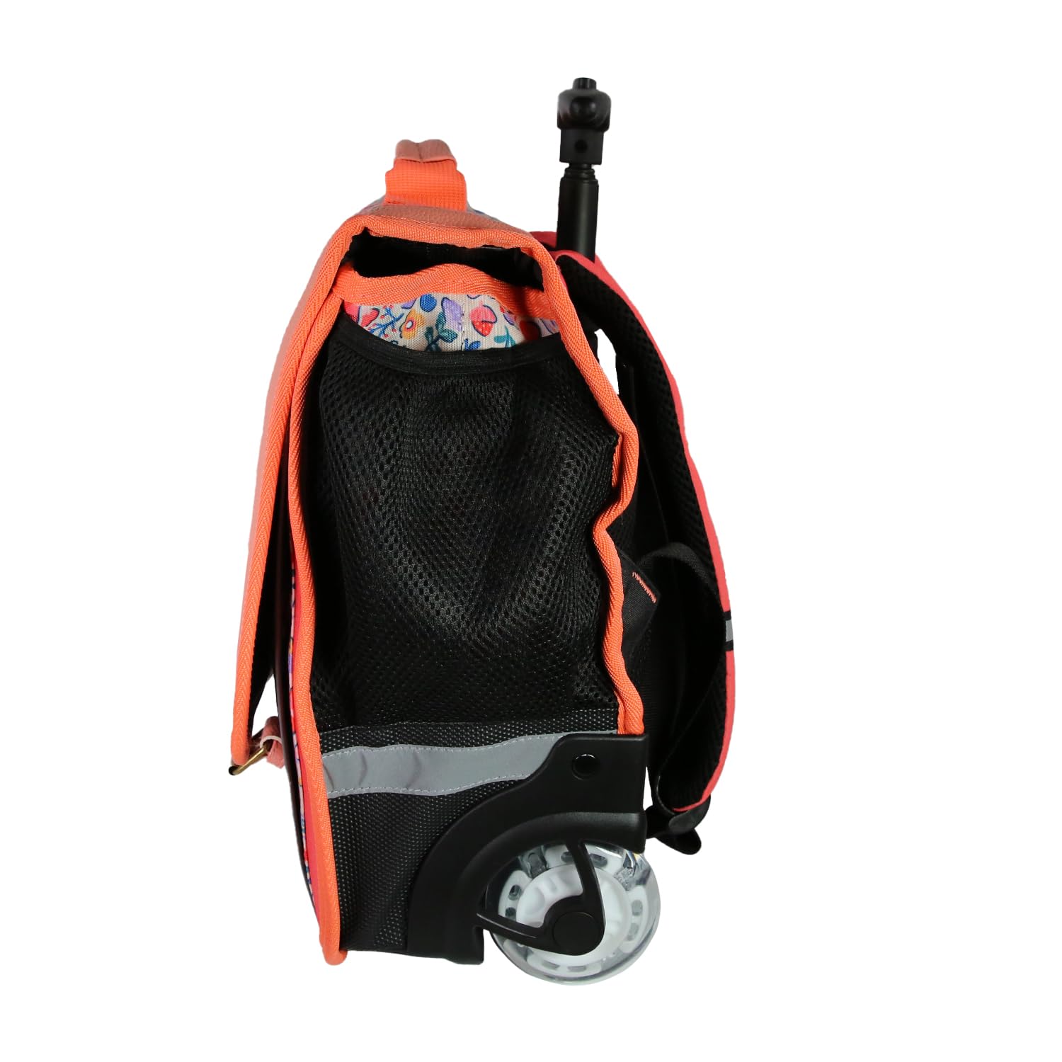 BODYPACK - Cartable à Roulettes Bloom 41cm - Fille - Recyclé - 2 Compartiments - Roues Lumineuses - Polyester - Cartable Scolaire Primaire