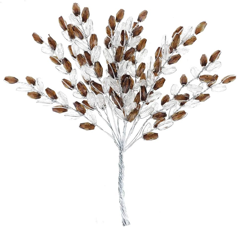 Homeford Acrylic Wheat Spray, 5-Inch, 12-Count (Brown)