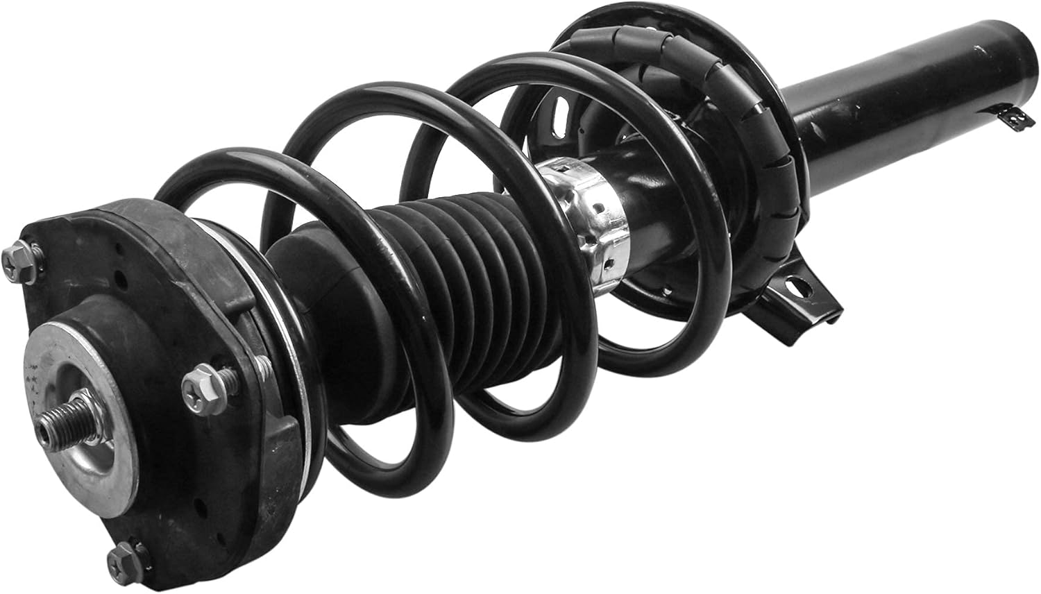 MOSTPLUS Front an Rear Complete Strut Assembly & Shock Absorber w/Coil Springs Compatible with 2006-2009 Volkswagen Passat Rabbit, Replace 172311 5611 (Set of 4)