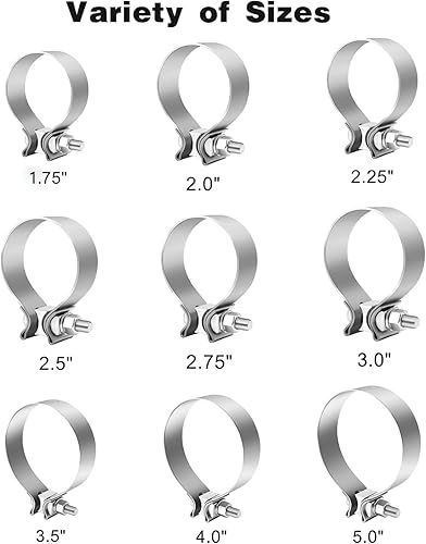 Miniatura 7 de EVIL ENERGY - Abrazadera selladora de caños de escape con silenciador de acero inoxidable