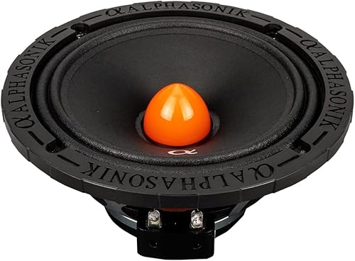 Miniatura 8 de Alphasonik 1 par de altavoces MPRO654 Mayhem PRO Series 6.5 pulgadas, 1400 vatios máximo 350 vatios RMS de rango medio de audio para automóvil de 4