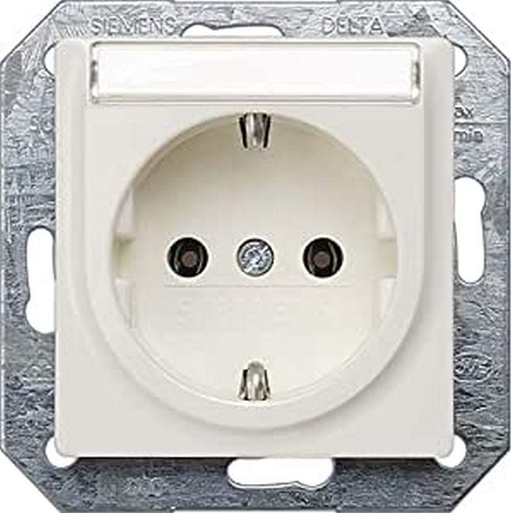 Siemens Indus.Sector Schuko Socket 5UB1515 Delta Plus, TWS Delta i-System Socket 4001869051598