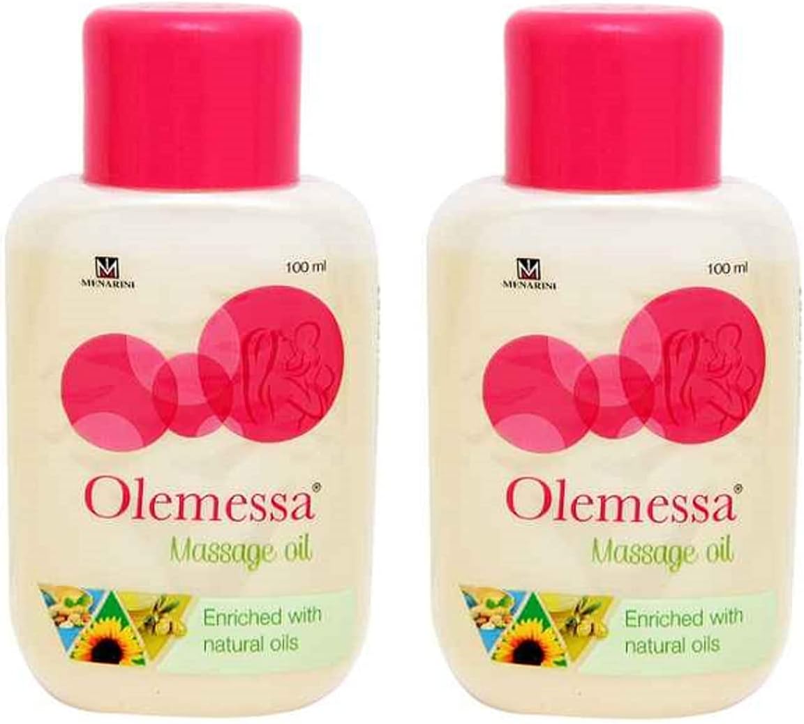 Buy Menarini Olemessa Baby Massage Oil 200ml Pack of 2 Online at Low