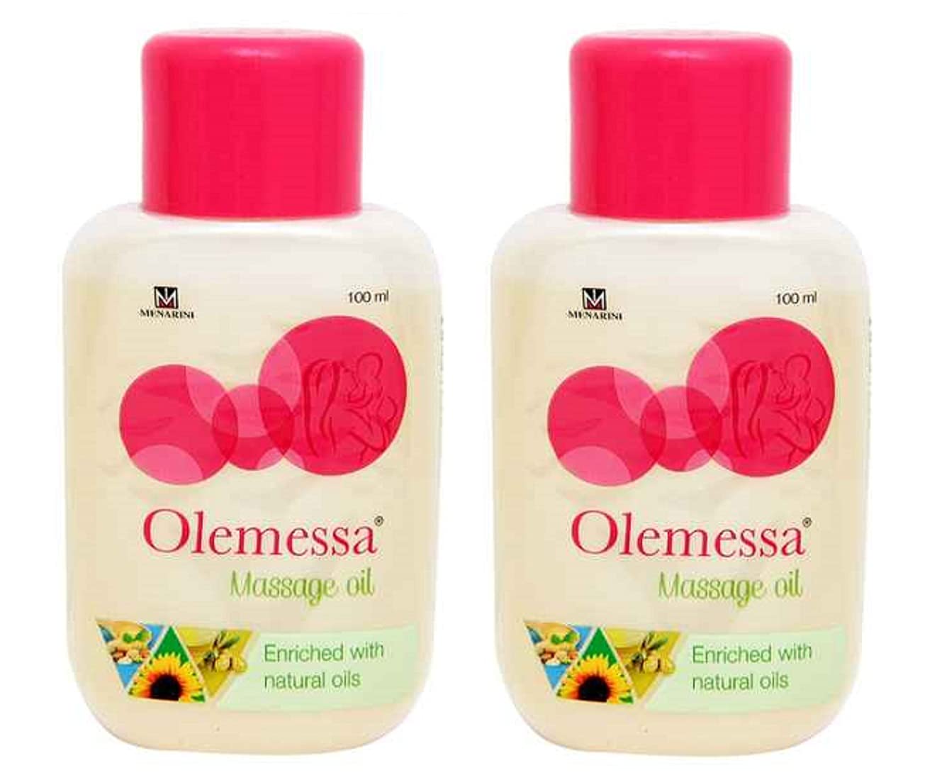 Buy Menarini Olemessa Baby Massage Oil 200ml Pack of 2 Online at Low