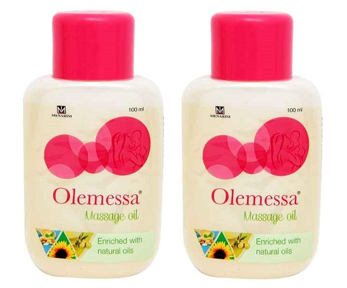 Menarini Olemessa Baby Massage Oil 200ml Pack of 2