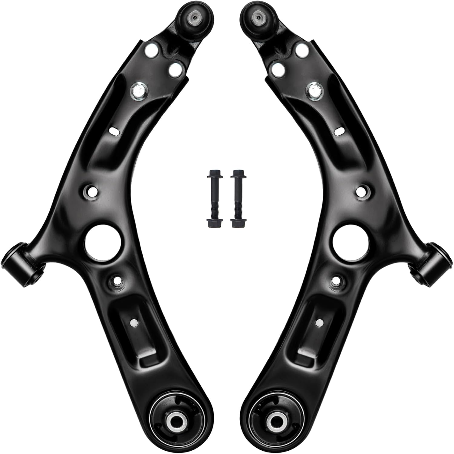AUQDD 2Pc Suspension Front Lower Control Arm and Ball Joint Assembly Fit For 2014-2019 Ki-a Soul, 2015-2019 Soul EV (OE # K623345 K623346 CMS901241 CMS901242 54500B2000 54501B2000)