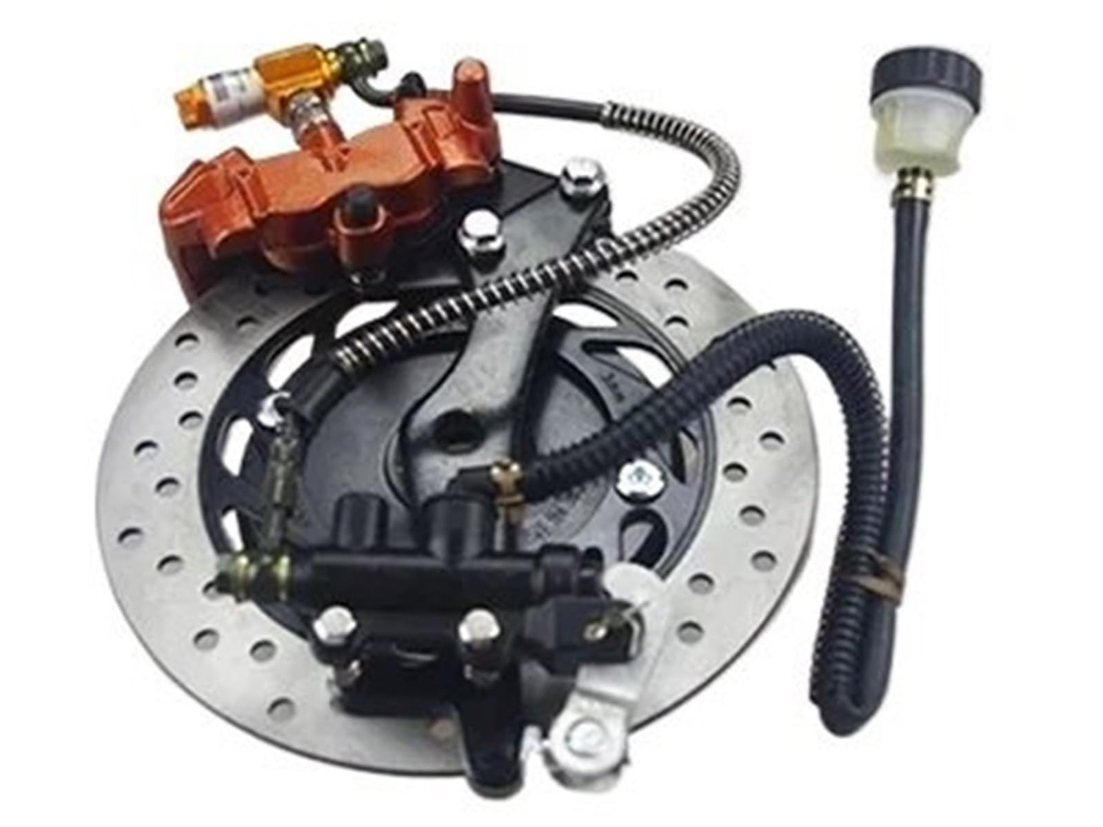 Haysxvr 11Cm G Kit Hub Brake Pump Modified Hydraulic Rear Disc Motorcycle Fit For Upper Lower Calipers Overall Installation Forward Brake Pump(11Cm G)
